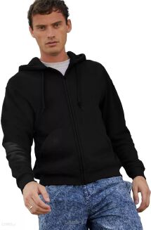 Hooded Sweat-Jacket black - 3