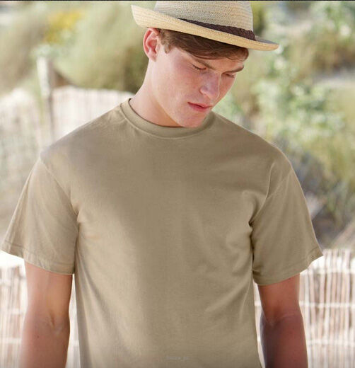 T-shirt VALUEWEIGHT kolor khaki FRUIT of the LOOM