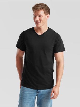 T-shirt Valueweight V-neck T (w serek) FRUIT of the LOOM