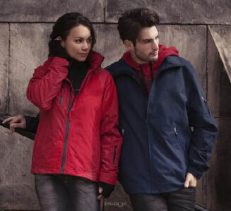 Damska kurtka sportowa kolor czerwony Printer - 3