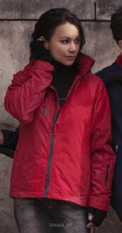 Damska kurtka sportowa kolor czerwony Printer - 2