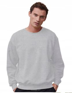 Bawełniana Bluza Classic SET-⁠IN Sweat szara FRUIT of the LOOM - 2