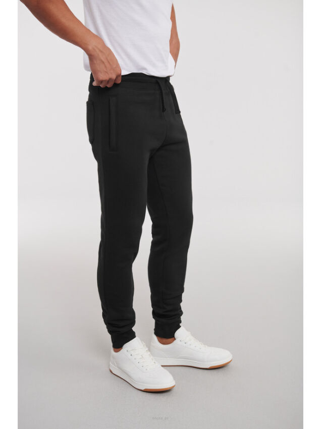 Spodnie dresowe męskie Authentic Jog Pants czarne RUSSELL