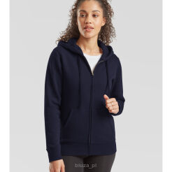 Damska bluza z kapturem rozpinana Premium FRUIT of the LOOM