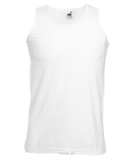 T-shirt NA RAMIĄCZKACH kolor biały FRUIT of the LOOM - 2