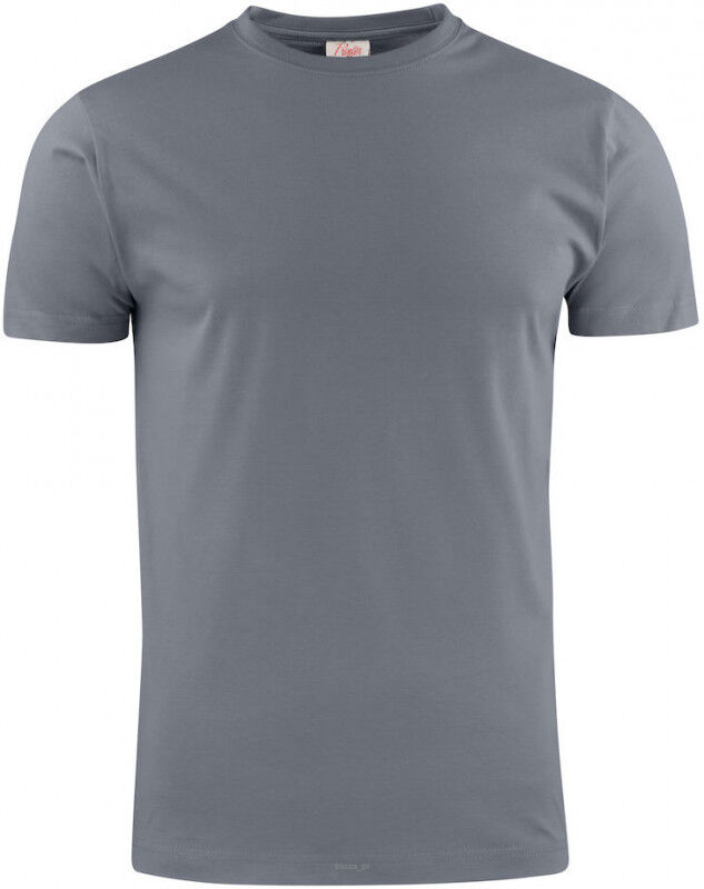 Męski T shirt HEAVY kolor szary stalowy PRINTER