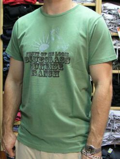T-shirt RANCH T kolor zielony FRUIT of the LOOM roz.S - 2