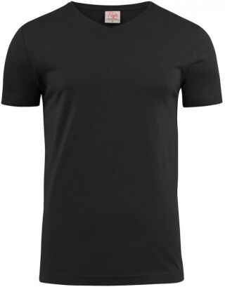 T-shirt HEAVY V-neck kolor czarny PRINTER